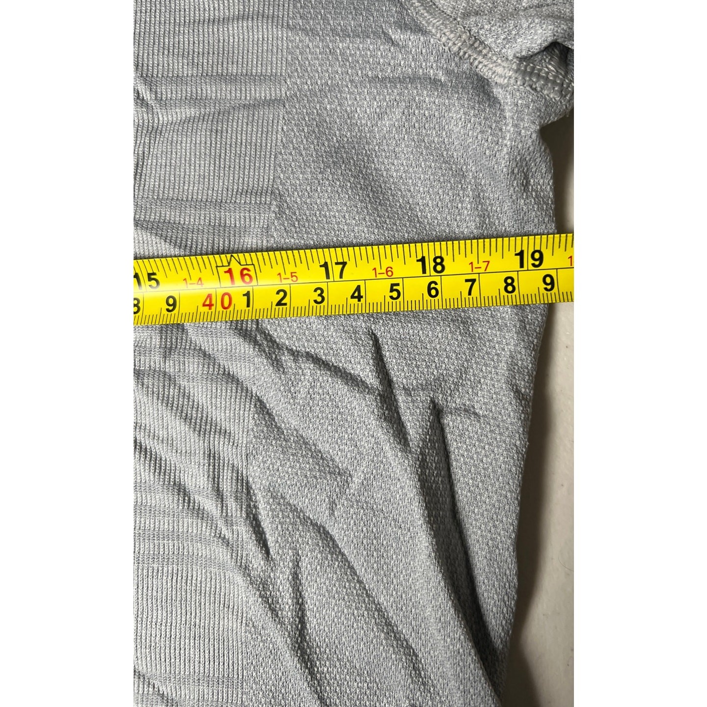 Lululemon Gray Striped Athletic Shirt Men’s *Dimensions In Pictures*