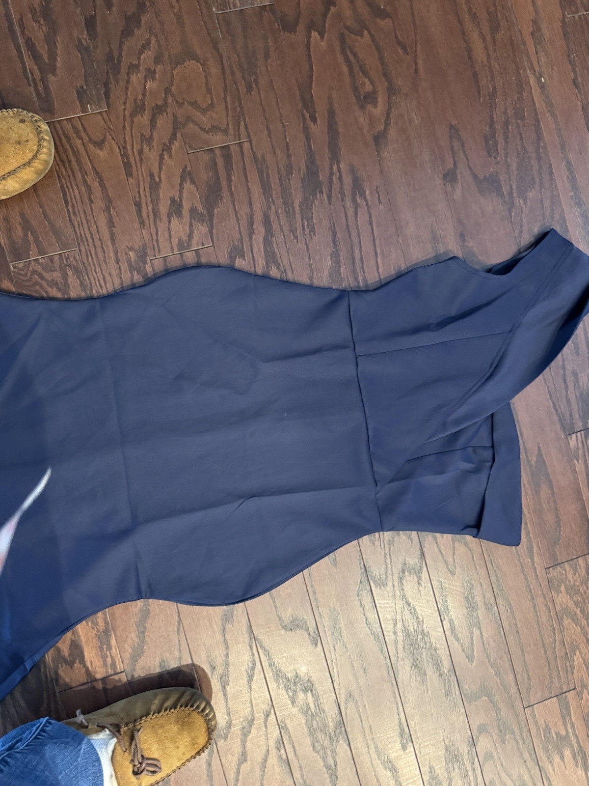 NEW No brand form fitting dress, blue Size Small SEE MEASUREMENTS