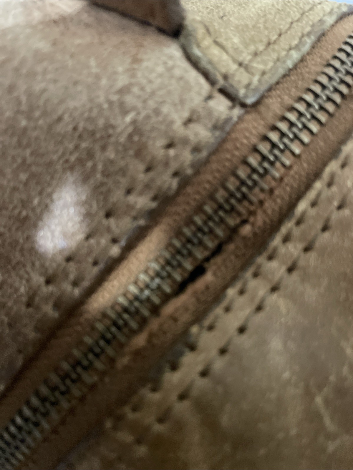 Rawlings Rugged Brown Leather Backpack – USED – Distressed