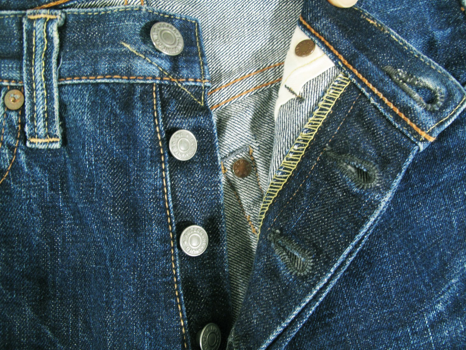 HOT VTG Men’s FULL COUNT @ L108 OSAKA 5 SELVEDGE JAPAN Jeans 27 x34 (*Fit 26×29)