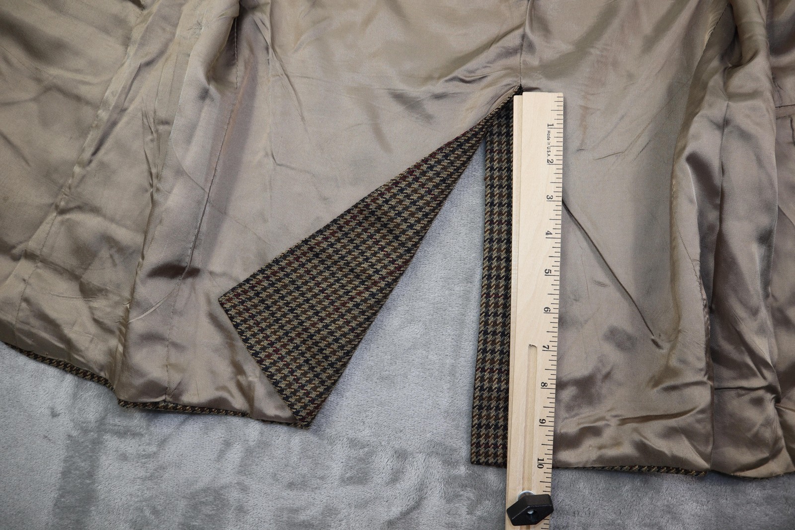 Tommy Hilfiger Sport Coat Men’s Medium Hounds Tooth Tweed 3 Button Notch Lapel