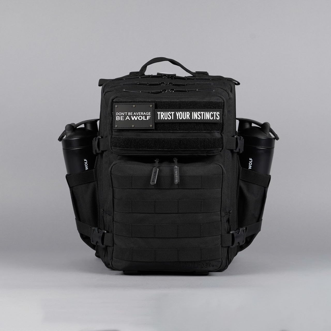 Tactical Gym Backpack, 25L, Waterproof Oxford, MOLLE Webbing, Laptop Pocket