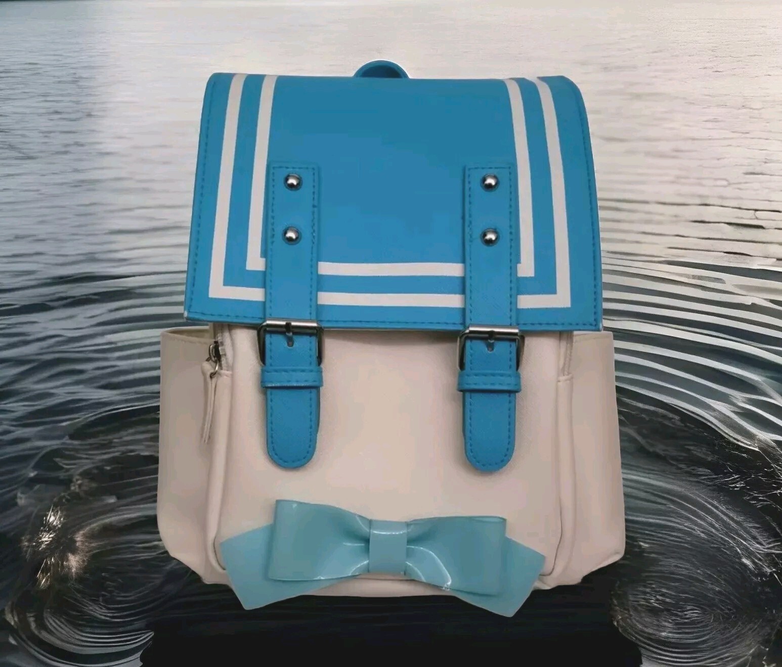 Sailor Moon Sailor Mercury Suit Mini Backpack 🌀 [Used / Good Condition]