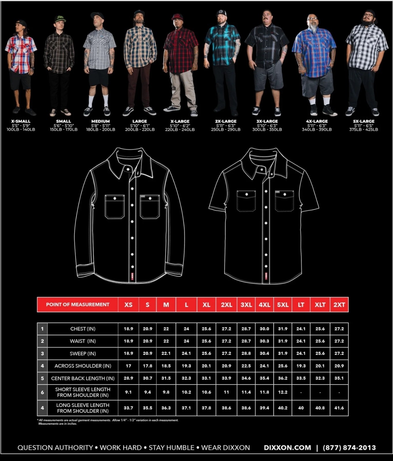 Dixxon Flannel KELLY SHORT SLEEVE BAMBOO. Men’s X-Large – New In Bag With Tags