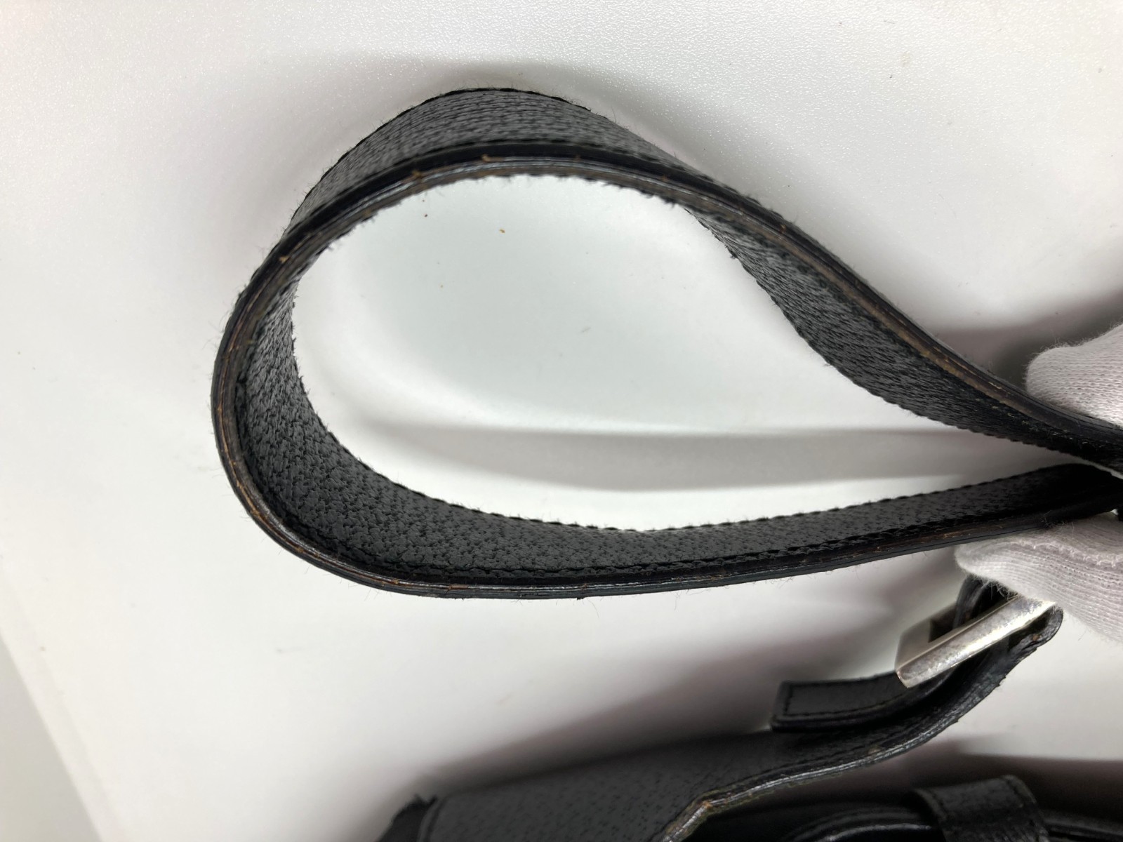 used GUCCI Jackie hobo One Shoulder Bag 001・3306・002053 Black Leather 32325