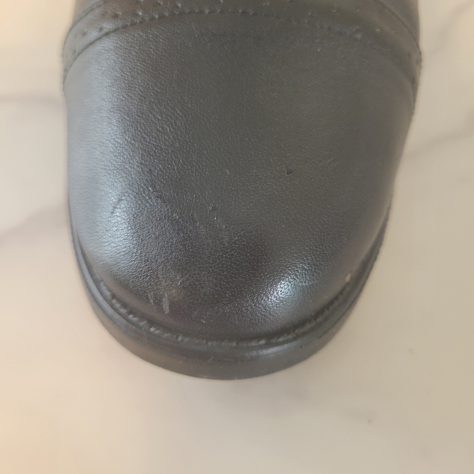 On Course By Frelonic Equestrian Brown Leather Cap Toe Ankle Riding Boots Sz 9