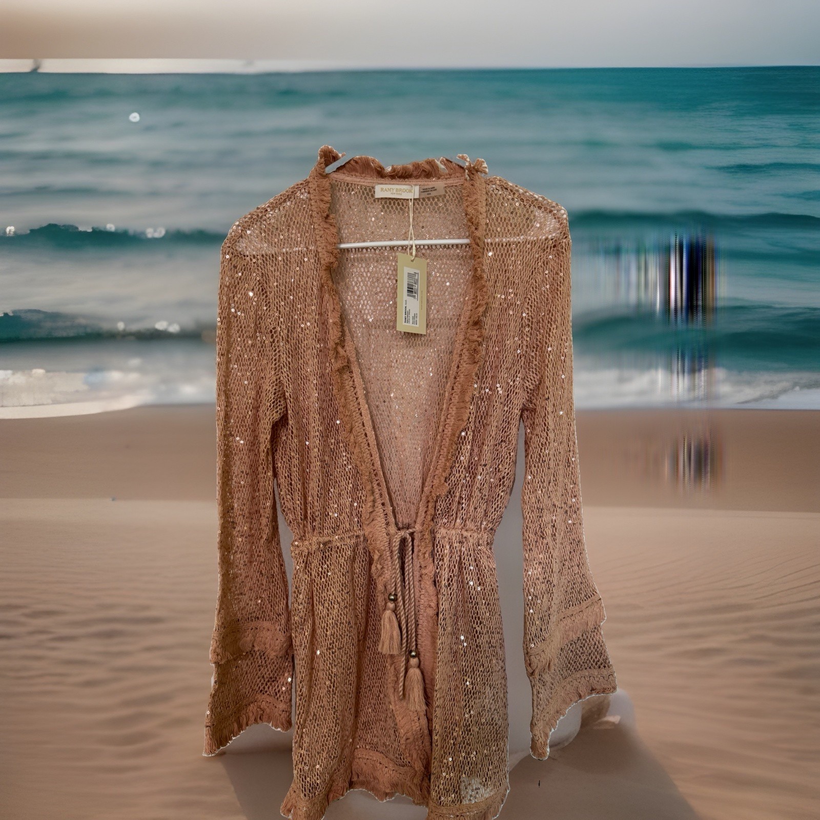 Ramy Brook Cecelia Coverup Mini Dress Women’s Size XS /S.Sug.295$ 50$