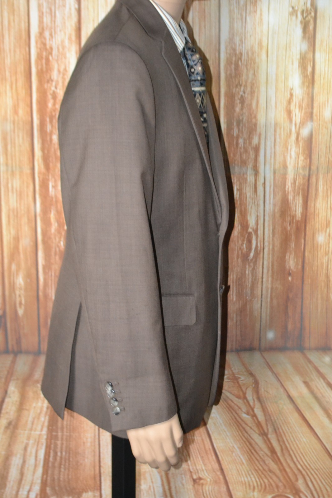 Bespoke Hugo Classics Men Super 150 Surgeon Cuffs Sports Coat Sz 42R
