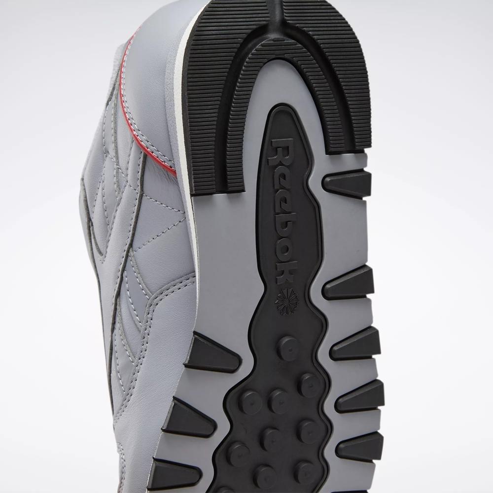 Reebok Unisex Classic Leather 1983 GX0282 Vintage Grey/Red/Chalk