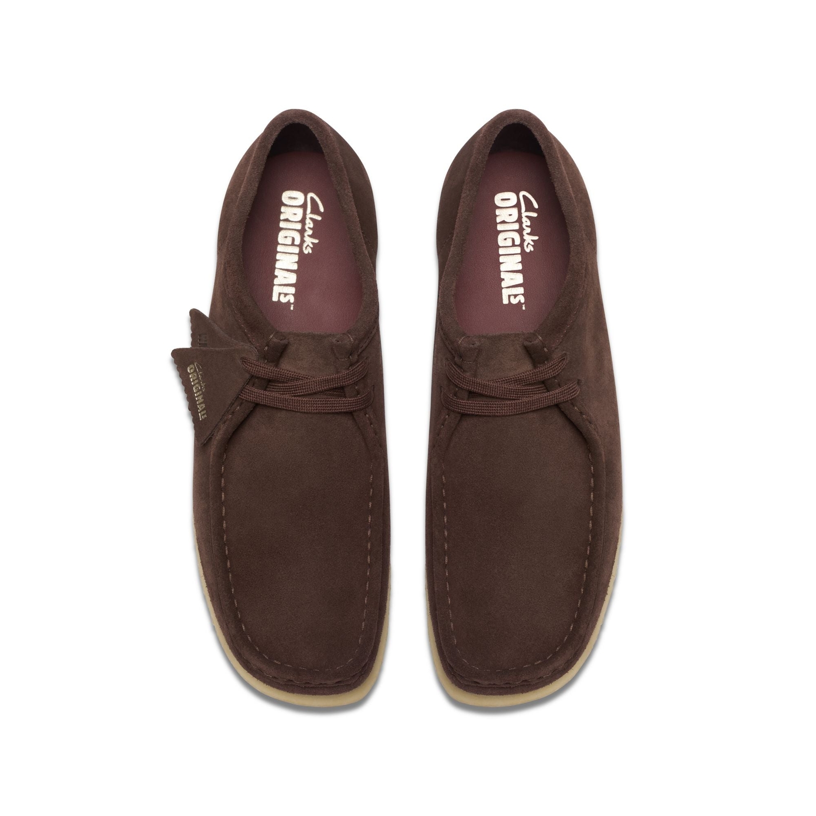[26156606] MENS CLARKS WALLABEE LOW – DKBROWN SUEDE