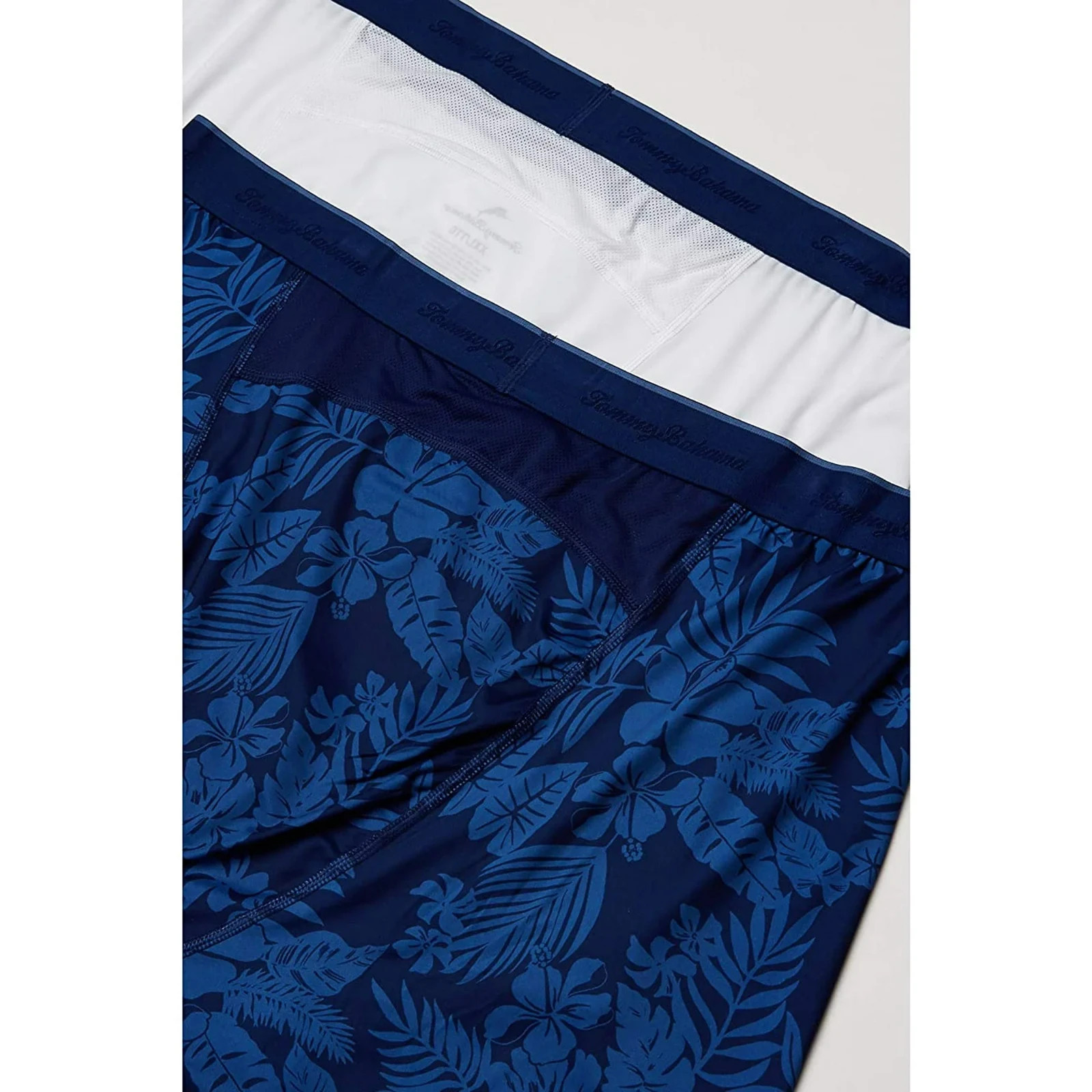 Tommy Bahama L113504 Men’s Indigo Print 2-Pack Mesh Tech Boxer Briefs Size L