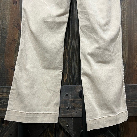 Aeropostale Y2K Khaki Hailey Skinny Flare Low Rise Pants 3 4 Short Preppy Vtg