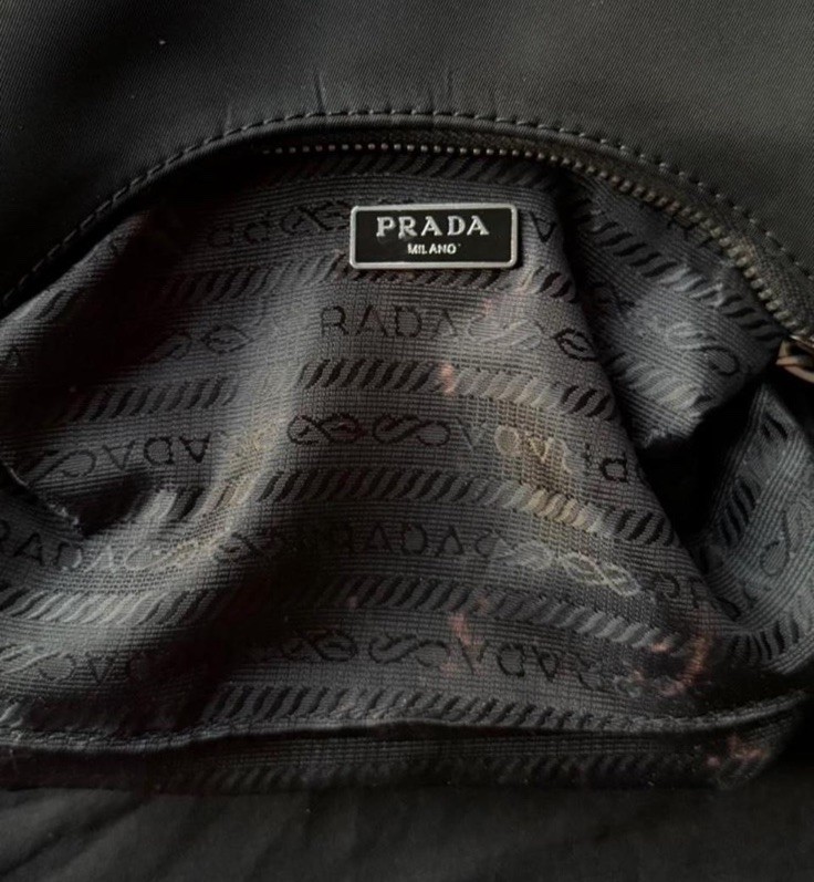 Prada 2005 Re-Edition Black Nylon Crossover Purse Designer Bag- READ DESCRIPTION