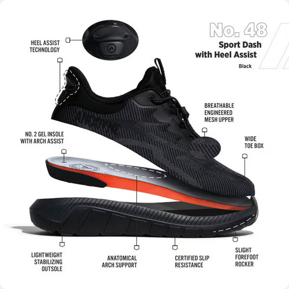 Anodyne No. 48 Men’s Sport Dash w/ Heel Assist (Gen 2)