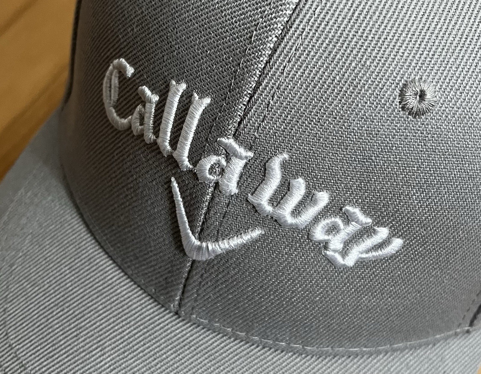 Callaway Gray Baseball Cap. Hat. *** A hat worth more than its price.