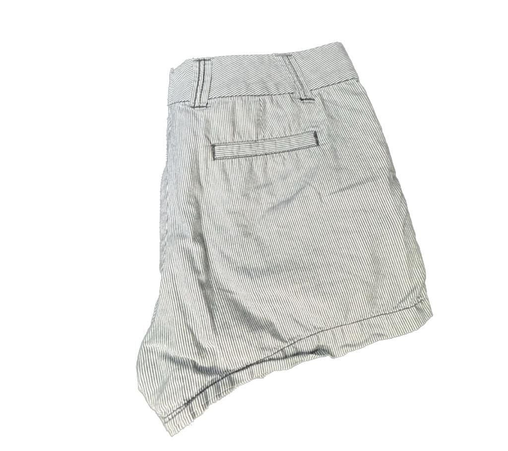 J. Crew Blue and White Striped Seersucker Shorts