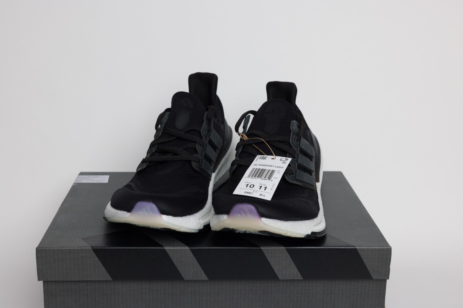 Adidas Ultraboost Light Running Shoe – Core Black – New In Box – Men’s Size 10