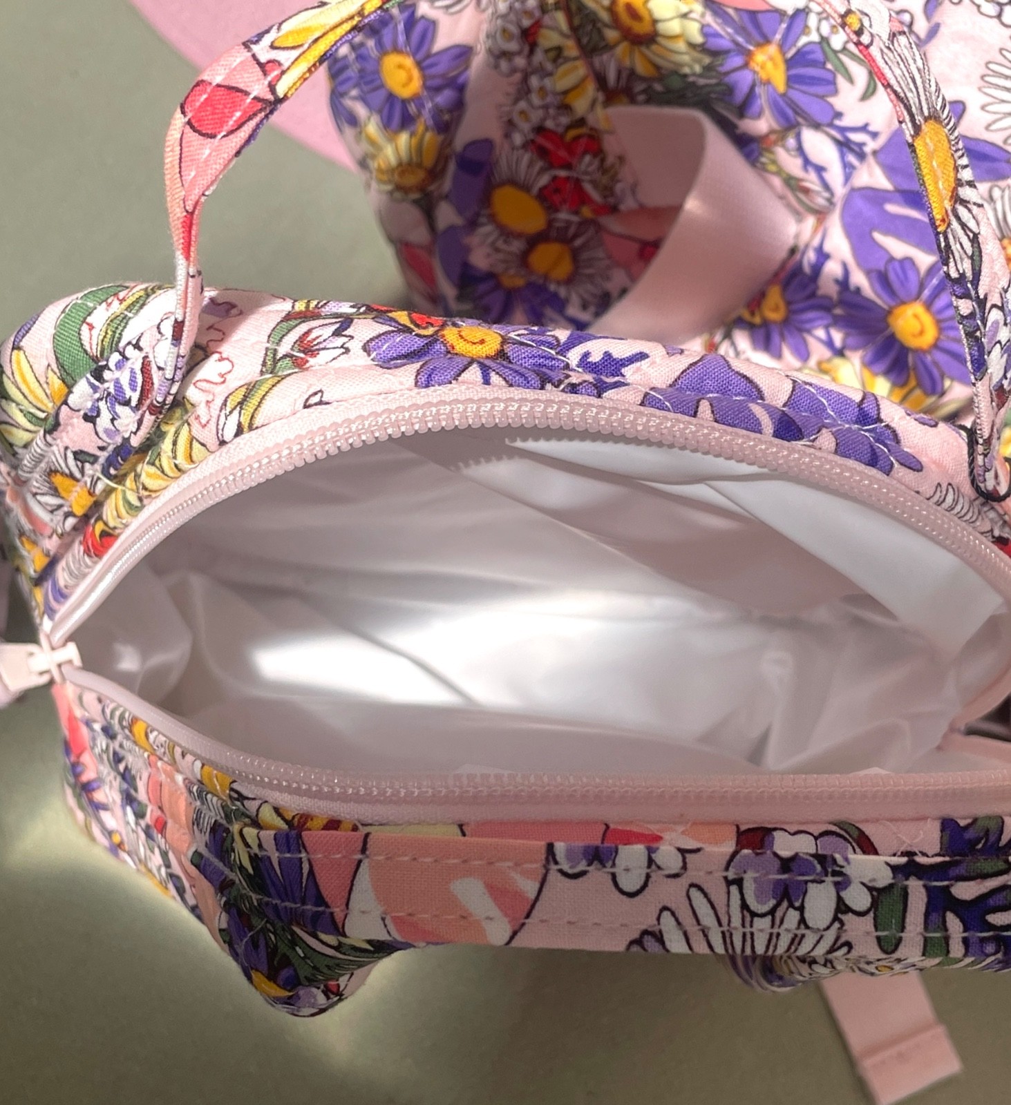 Vera Bradley Essential Large Backpack +Lunch Bunch Set COASTAL WILDFLOWERS NWT