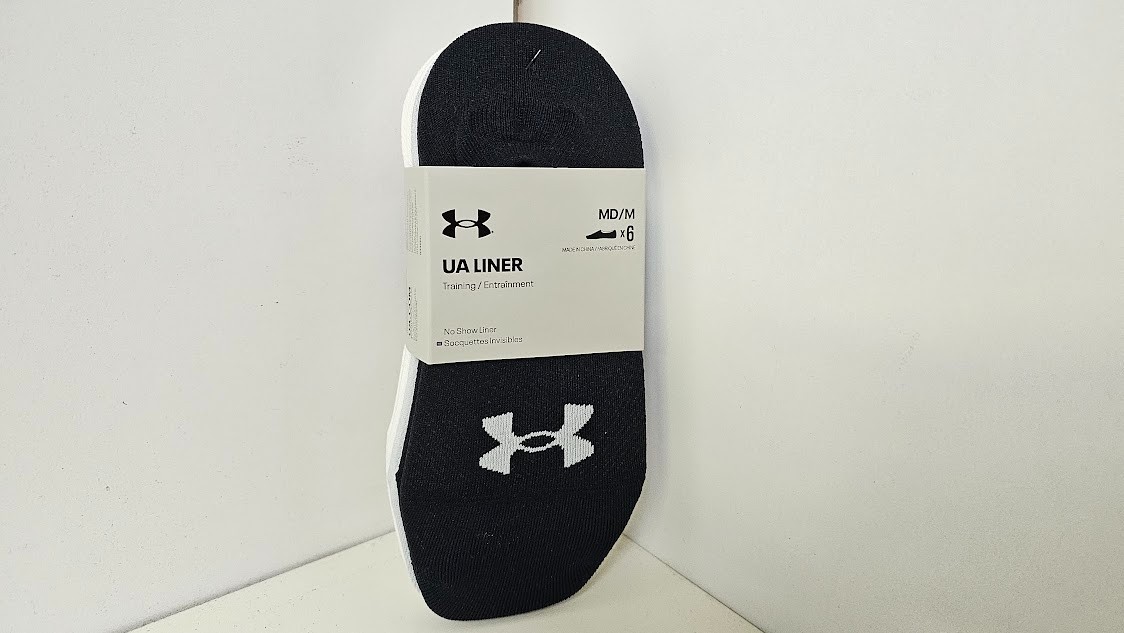 Under Armour Women’s UA Breathable Liner No Slip No Show Socks, 6 Pairs,