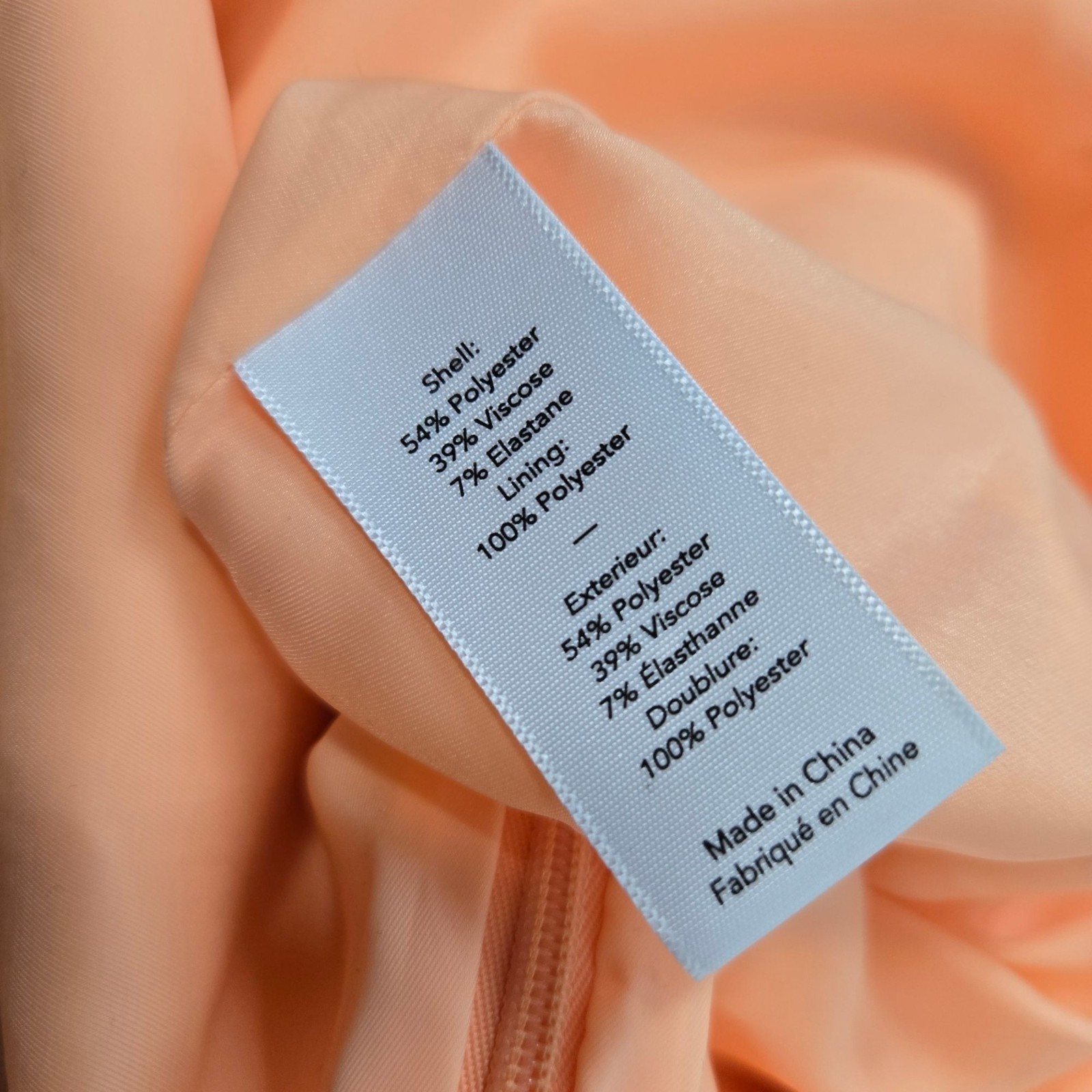 Elizabeth and James Size 8 Kenna Sunwashed Orange Mini Sleevess Dress Lined