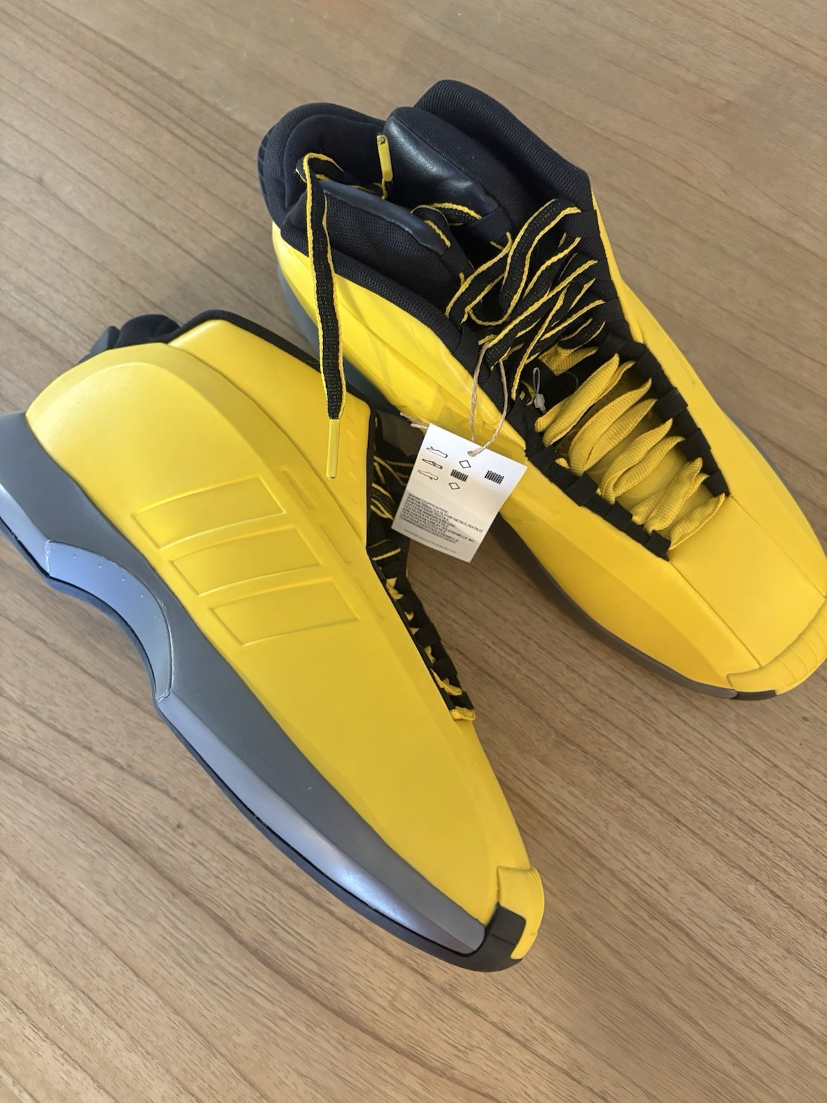 adidas Crazy 1 Men’s Basketball Sneakers Sz 10 – Sunshine – NWT