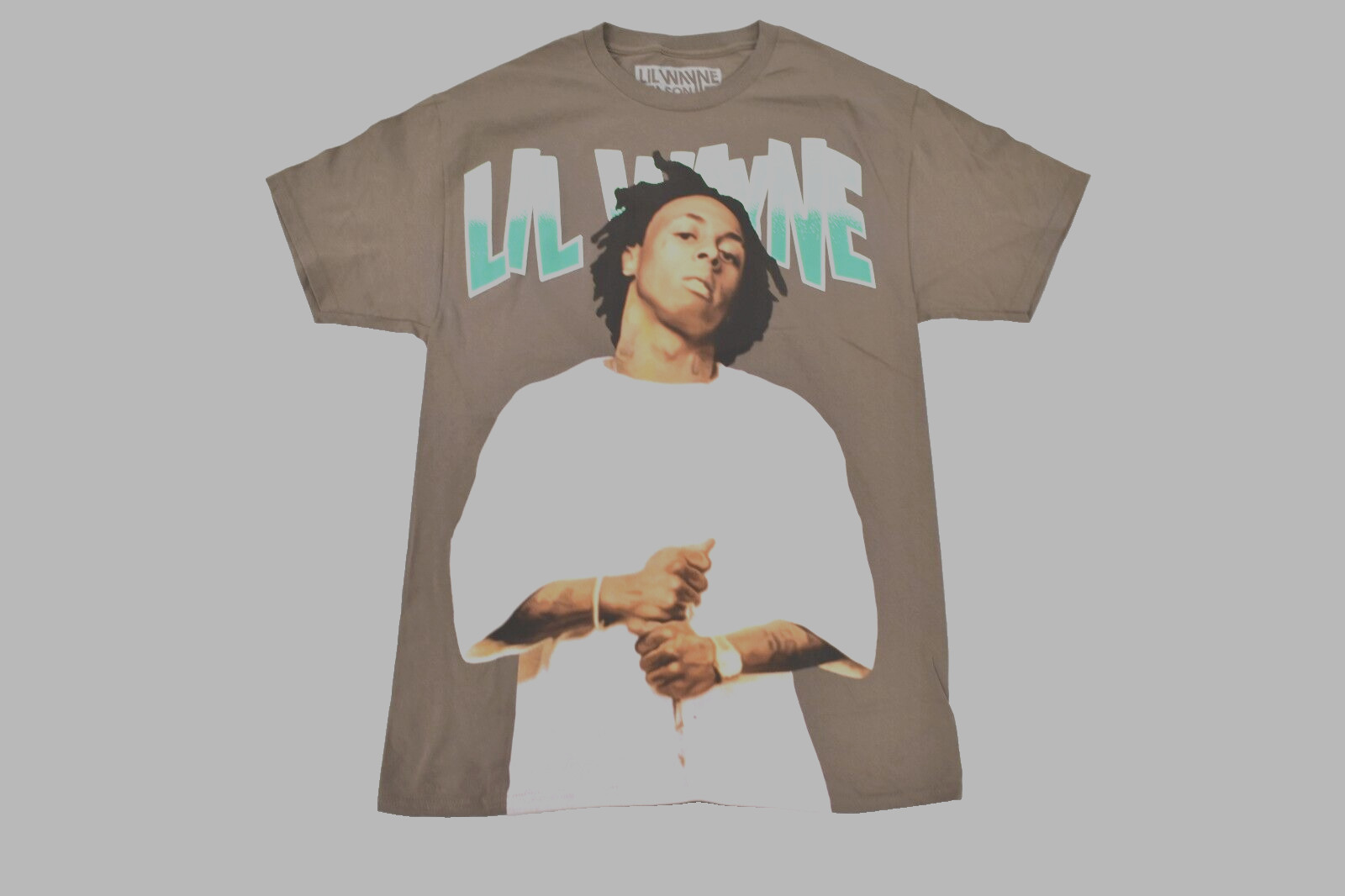 Lil Wayne Mens Lil Wayne Reason Tunechi Brown Shirt New S, M, L