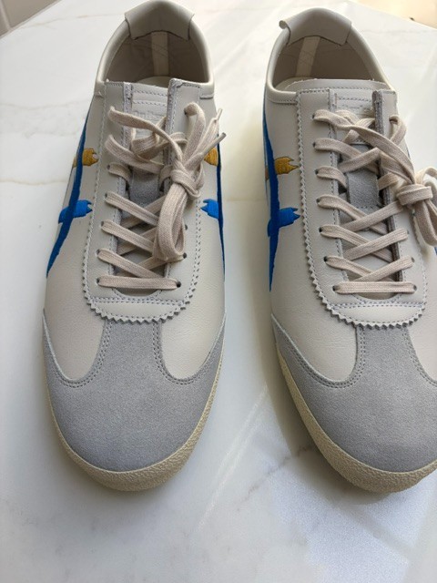 Onitsuka Tiger Mexico 66 Deluxe White Directoire Blue Men’s Size 11.5