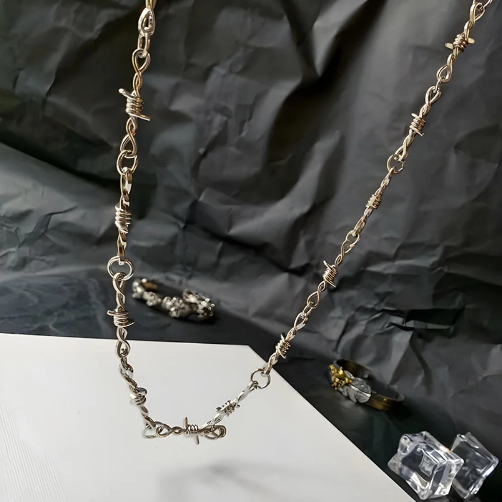 Punk Barbed Wire Waist Chain Grunge Goth Hip Hop Pants Chain Unisex