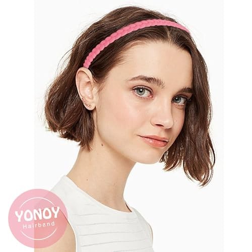 YONOY 10 PCS Braided Thin Headbands for Women, 1 Count (Pack of 10) Color B