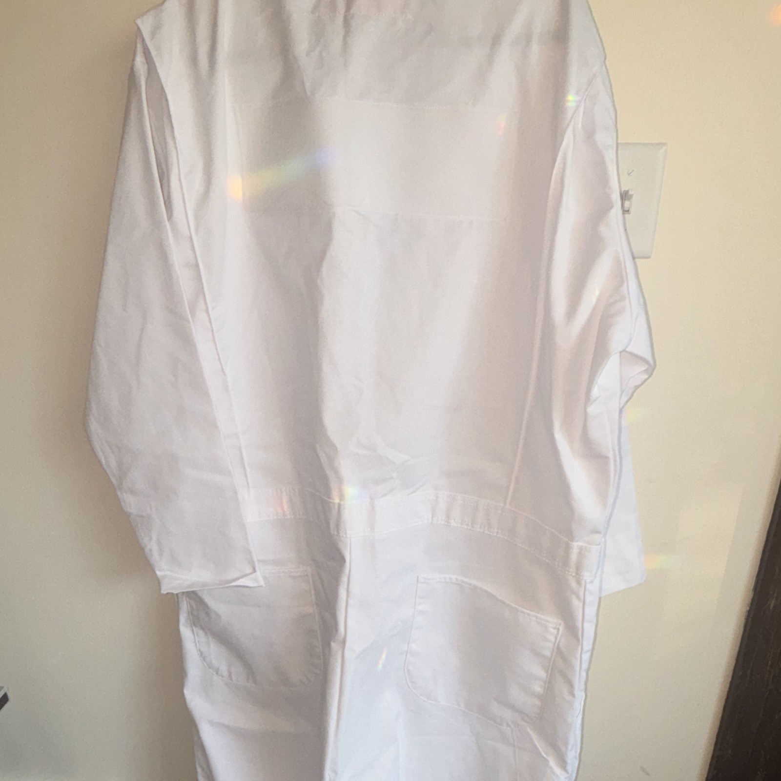 Red Kap CT10WH4 White Twill Cotton Blend Coveralls Work Jumpsuit, Lab