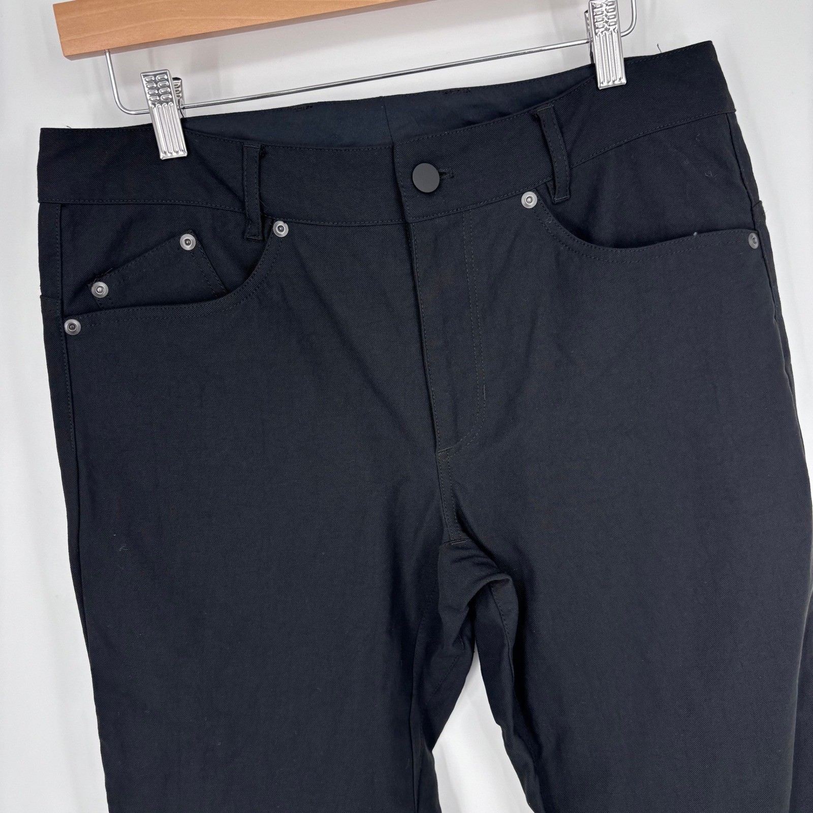Outlier Strongtwill 5 Pocket Pants Men 31×32 Black Performance 2 Way Stretch DWR