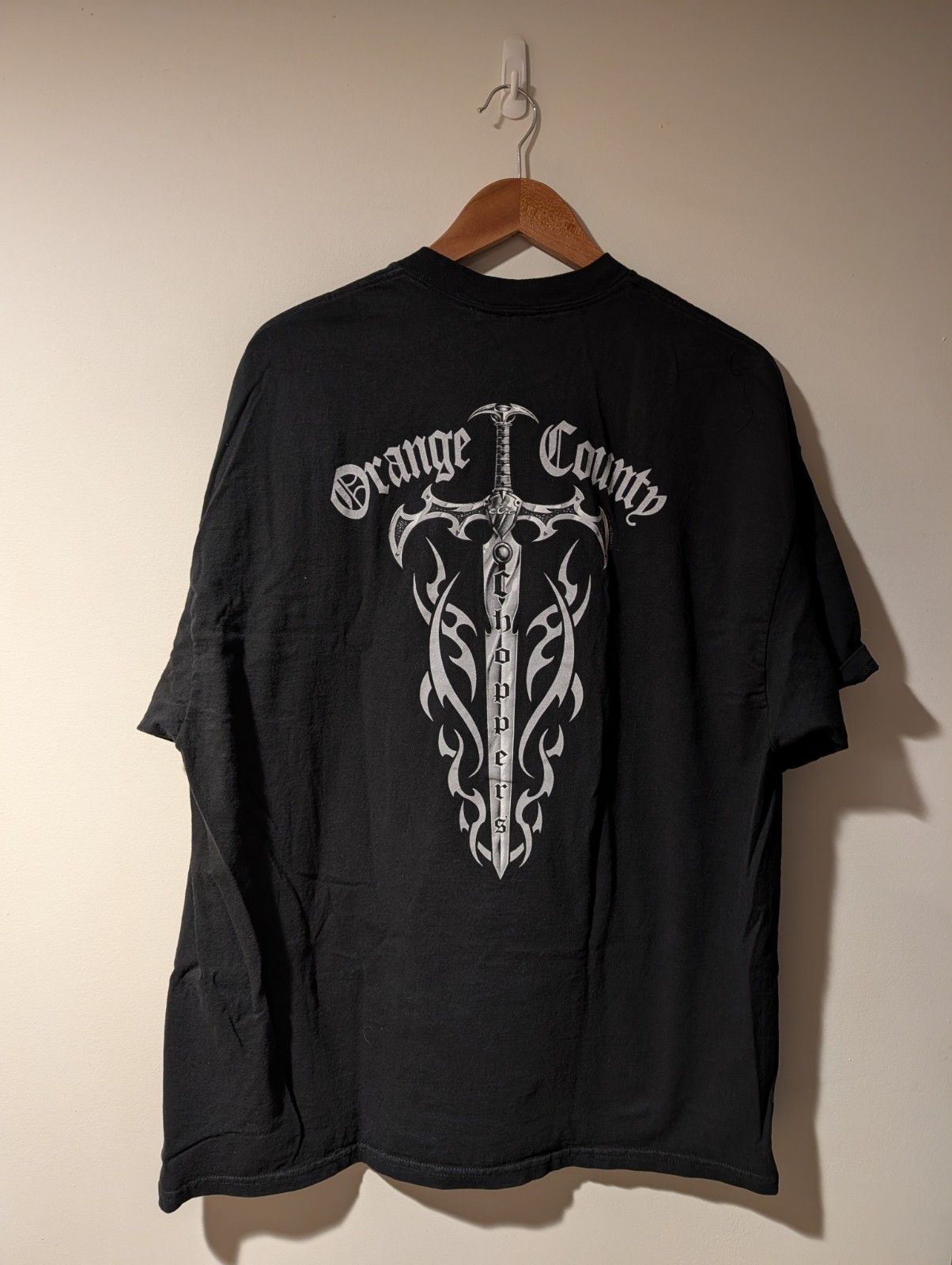 Vintage Y2K Orange County Choppers Sword Flames Motorcycle XX-Large T-Shirt
