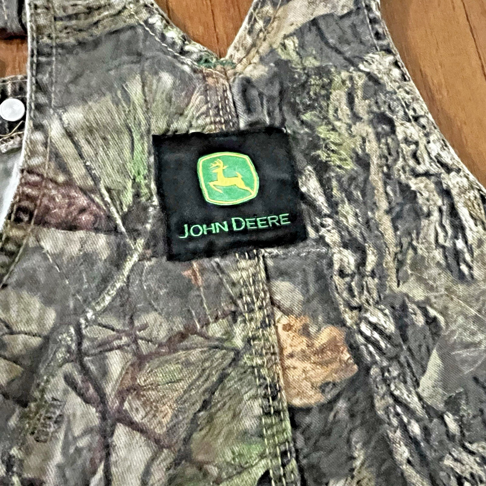 John Deere Camo Overalls KIDS Size 5 Mossy Oak Camouflage Hunting Bibs Outdoor