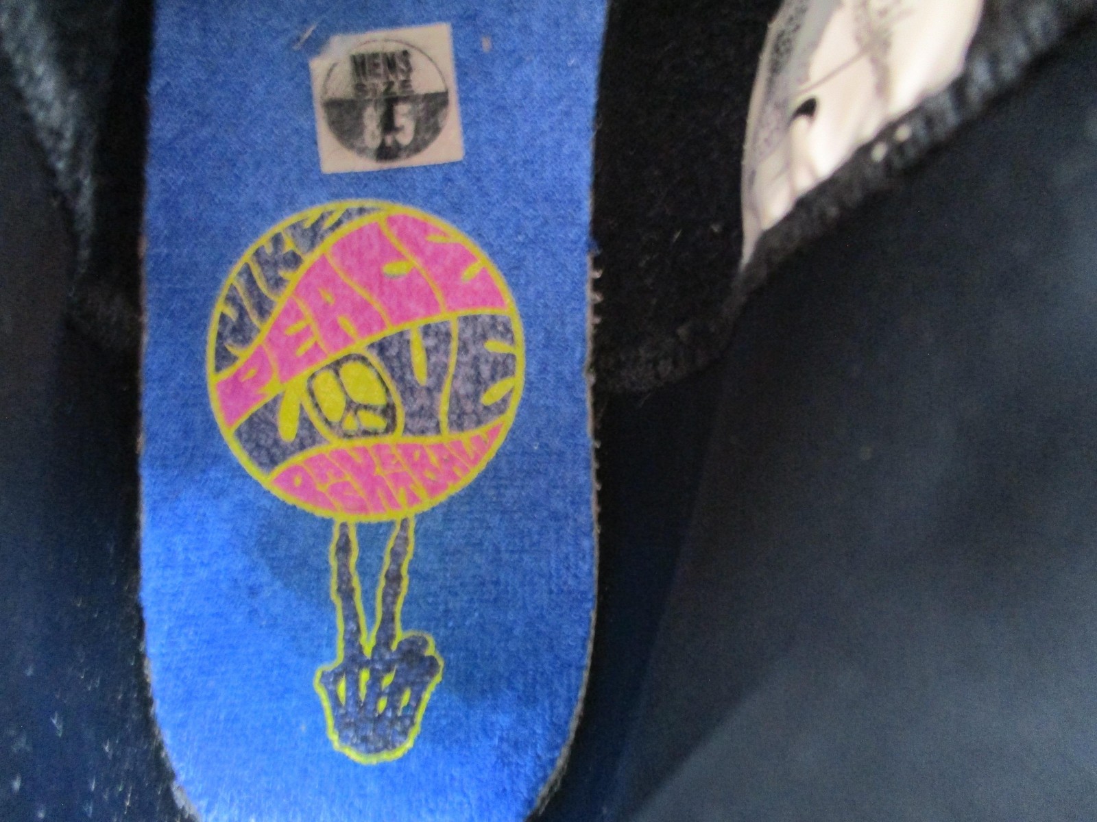 Nike Blazer Mid ’77 Peace Love Basketball Shoes Mens 8.5 Black DC1414-001 (1U6)