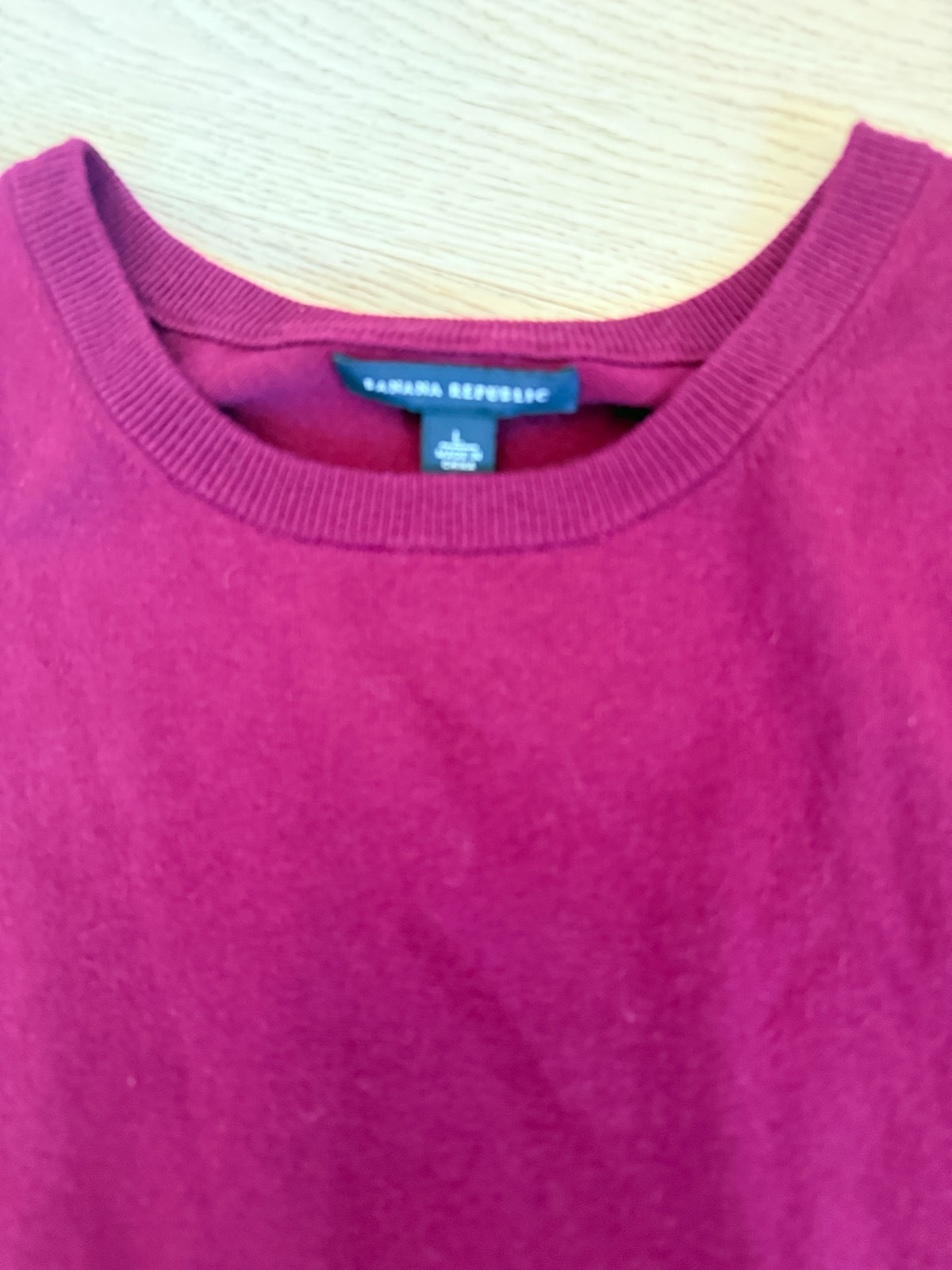 Banana Republic Women’s L Maroon Silk Cashmere Sweater Vest Preppy Knit