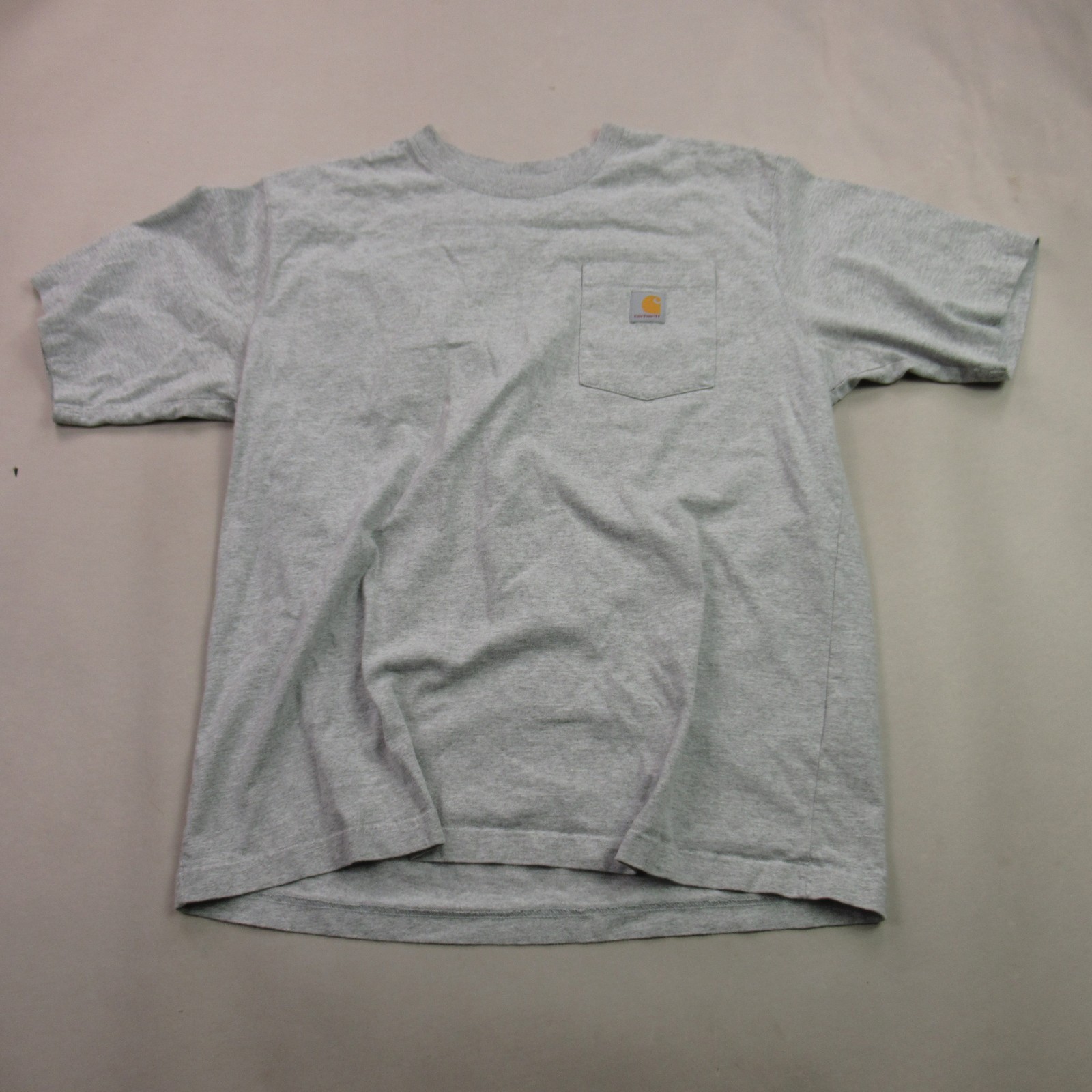 Carhartt Men’s K87 Loose Fit Pocket T-Shirt Size L Heather Gray Short Sleeve