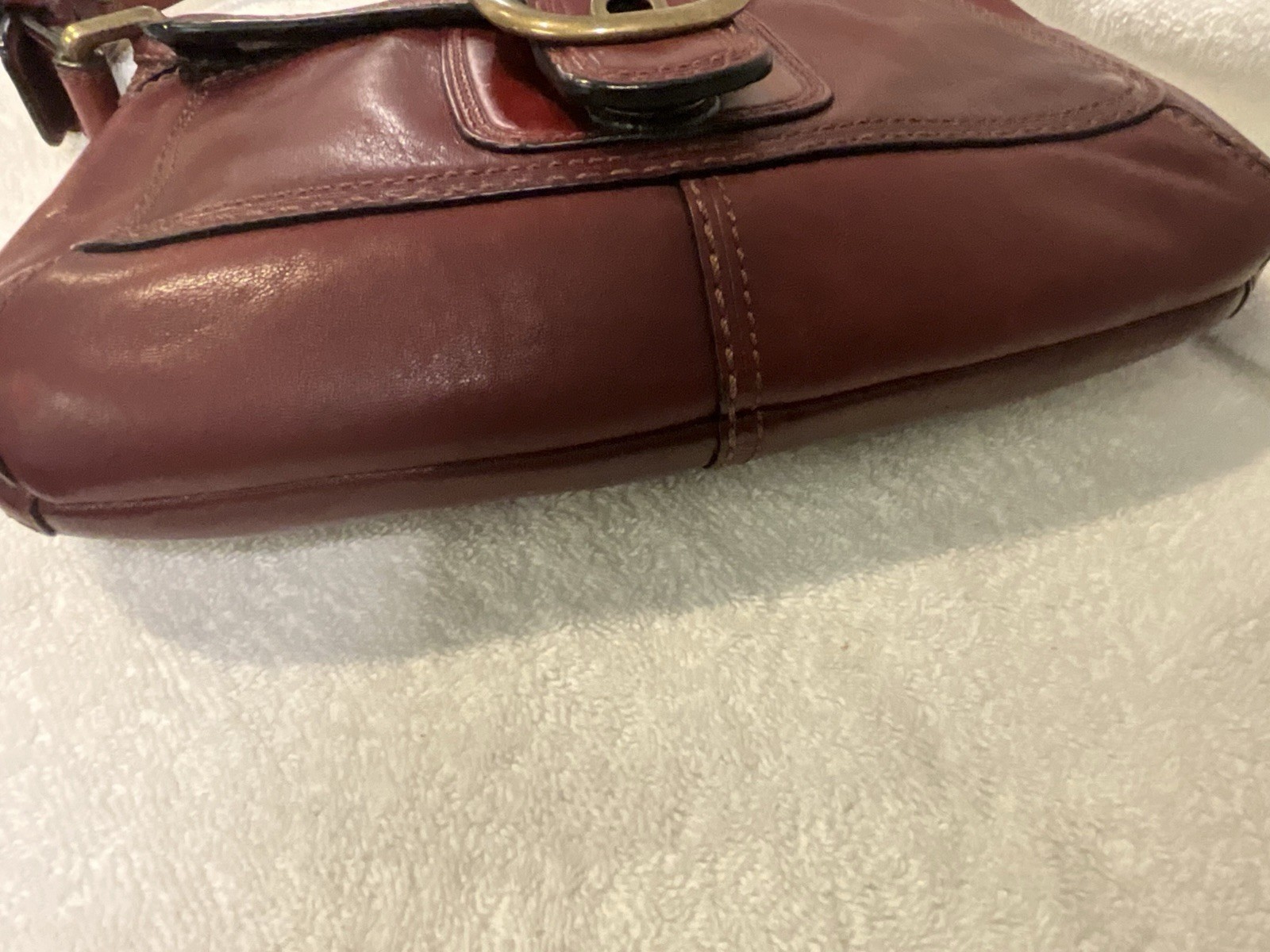 Vintage Coach Bleecker Legacy Tattersall Flap Shoulder Bag Leather Y2K 11427