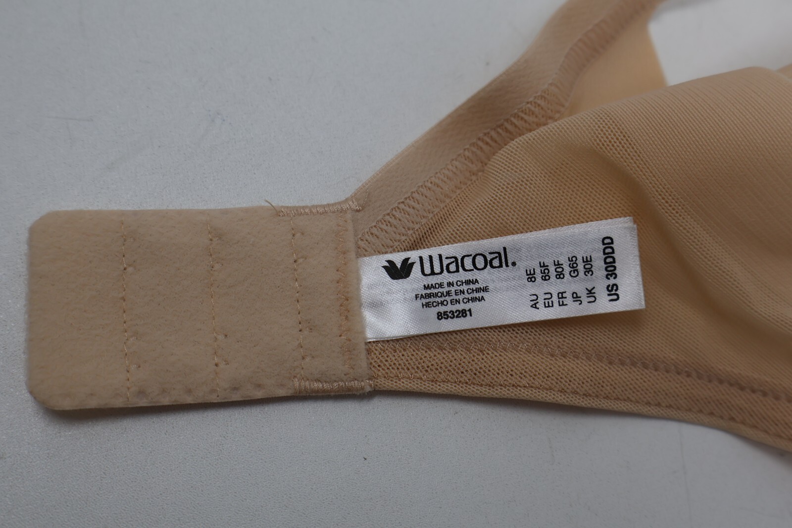 Wacoal Women’s Ultimate Side Smoother Contour Bra – Beige – Size 30DDD NWT