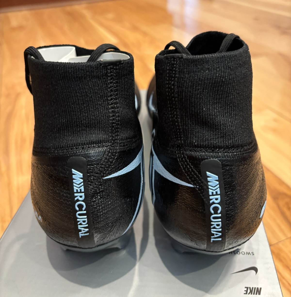 Nike Zoom Superfly 10 Elite FG Black Ice Blue FQ1454 001 Men’s Size 10.5