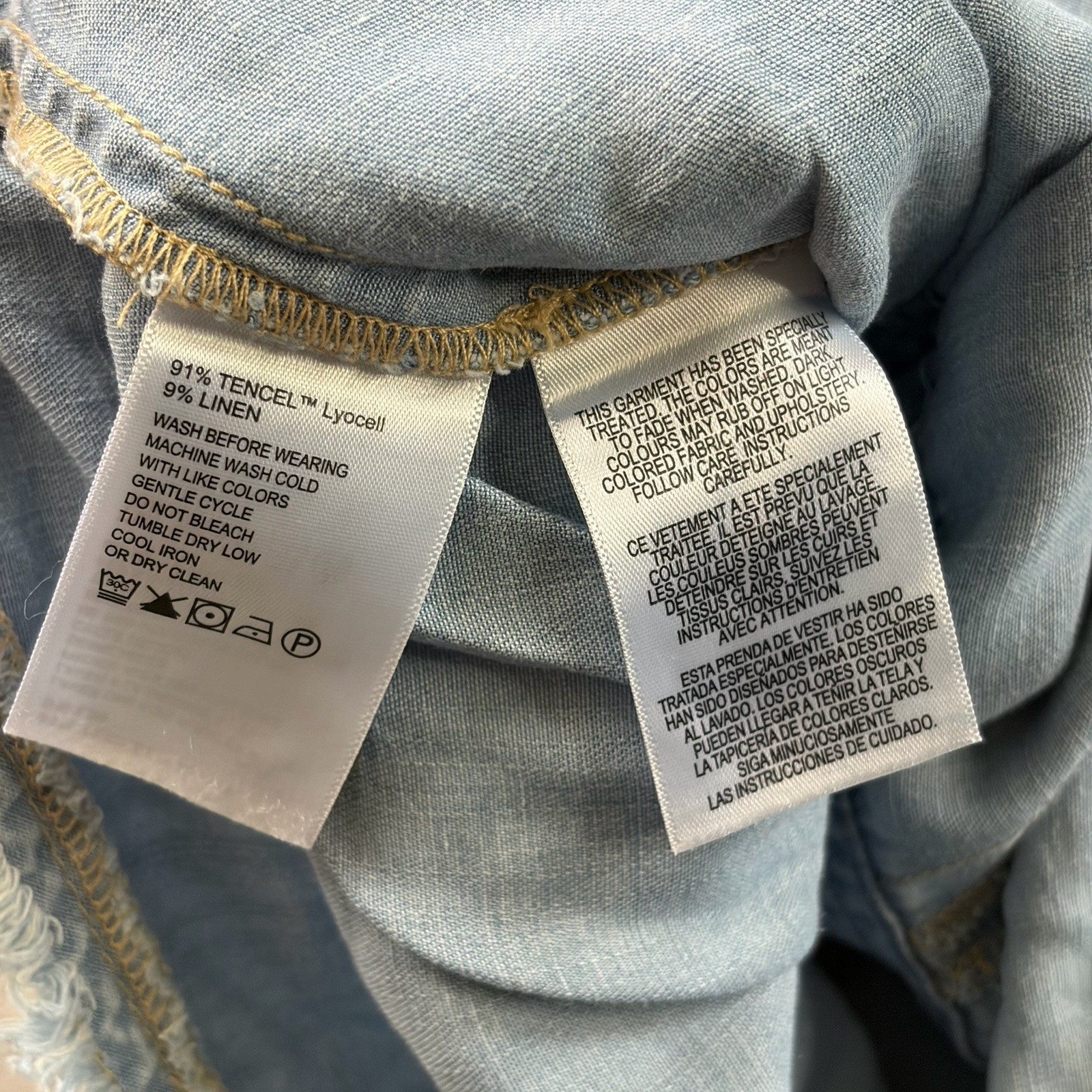 Tommy Bahama Chambray O’Lei Linen-Blend Utility Jacket Sz XL NWT