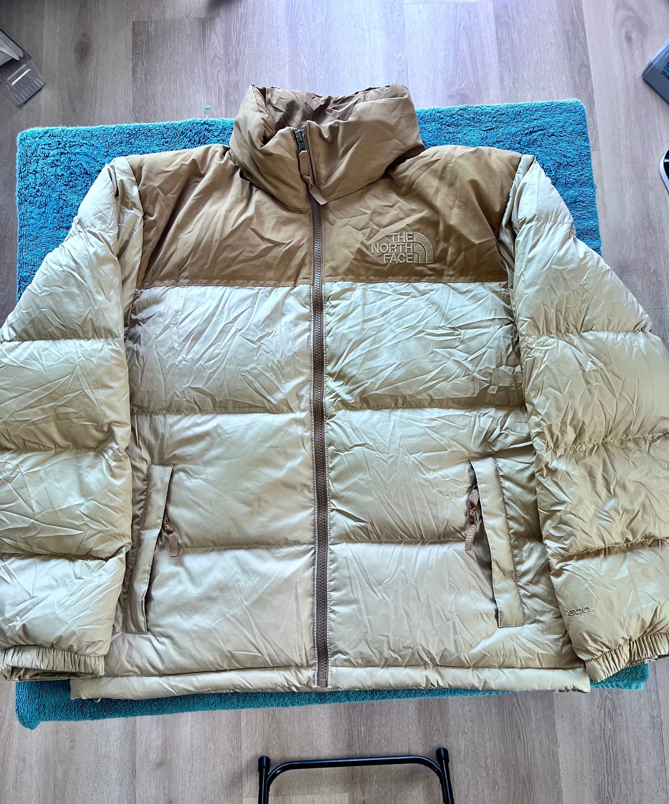 The North Face: Men’s Eco Nuptse – Khaki/Utility Brown [Sample, Sz: Medium]