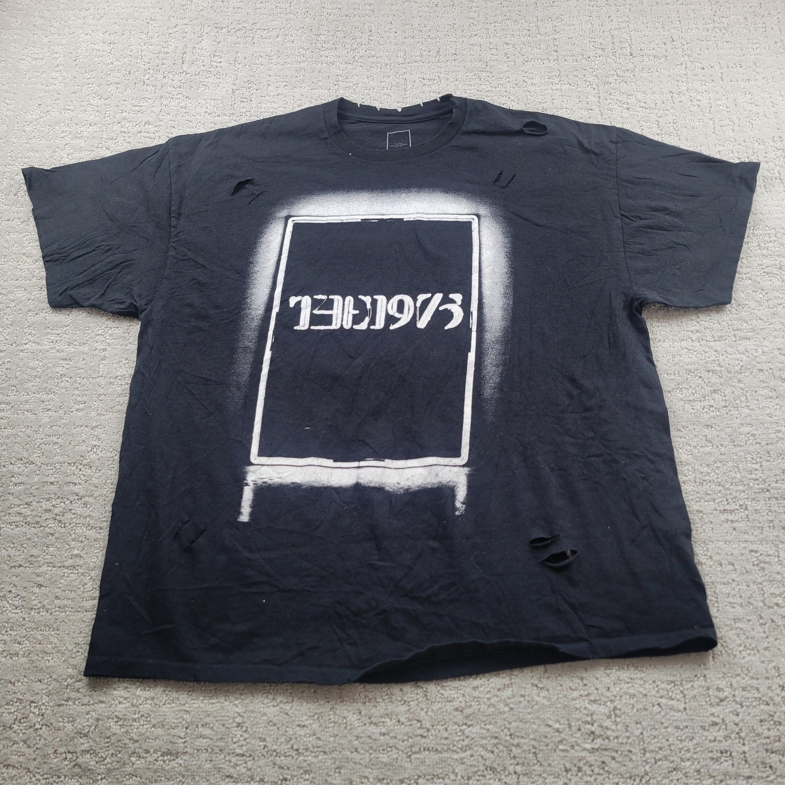 The 1975 Shirt Mens 2XL Black North America Tour 2013 Band Graphic Tee