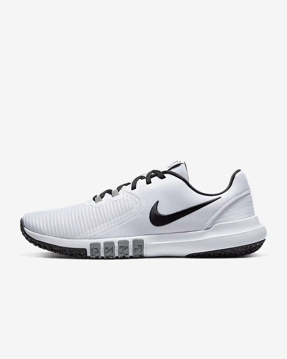 Nike Flex Control TR4 White Black Dark Smoke Grey Sneakers CD0197-100 Men Sizes