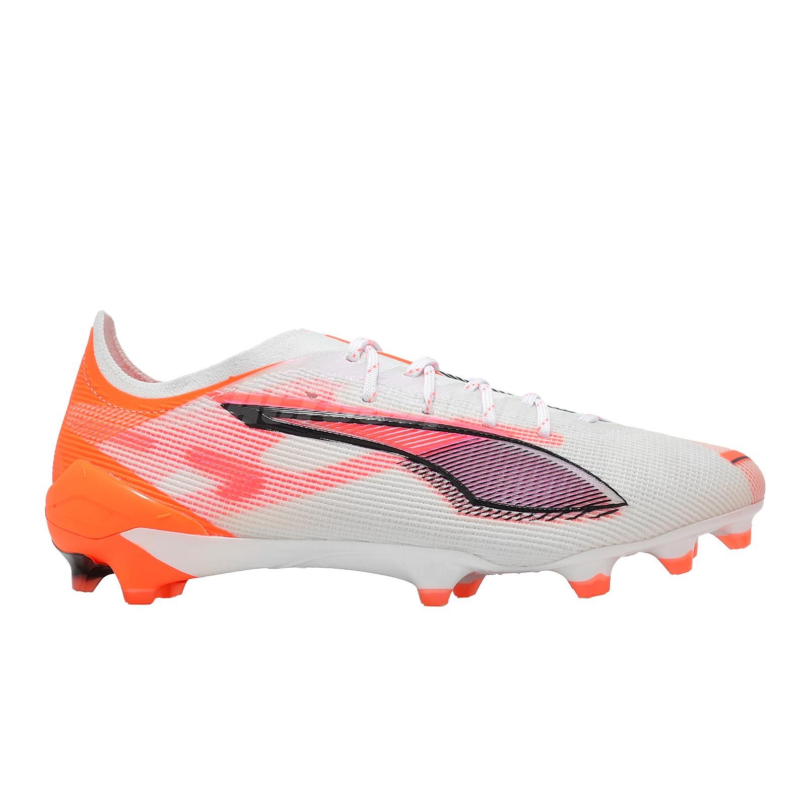 Puma Ultra 5 Ultimate FG White Black Red Men Firm Ground Soccer Shoes 108159-01