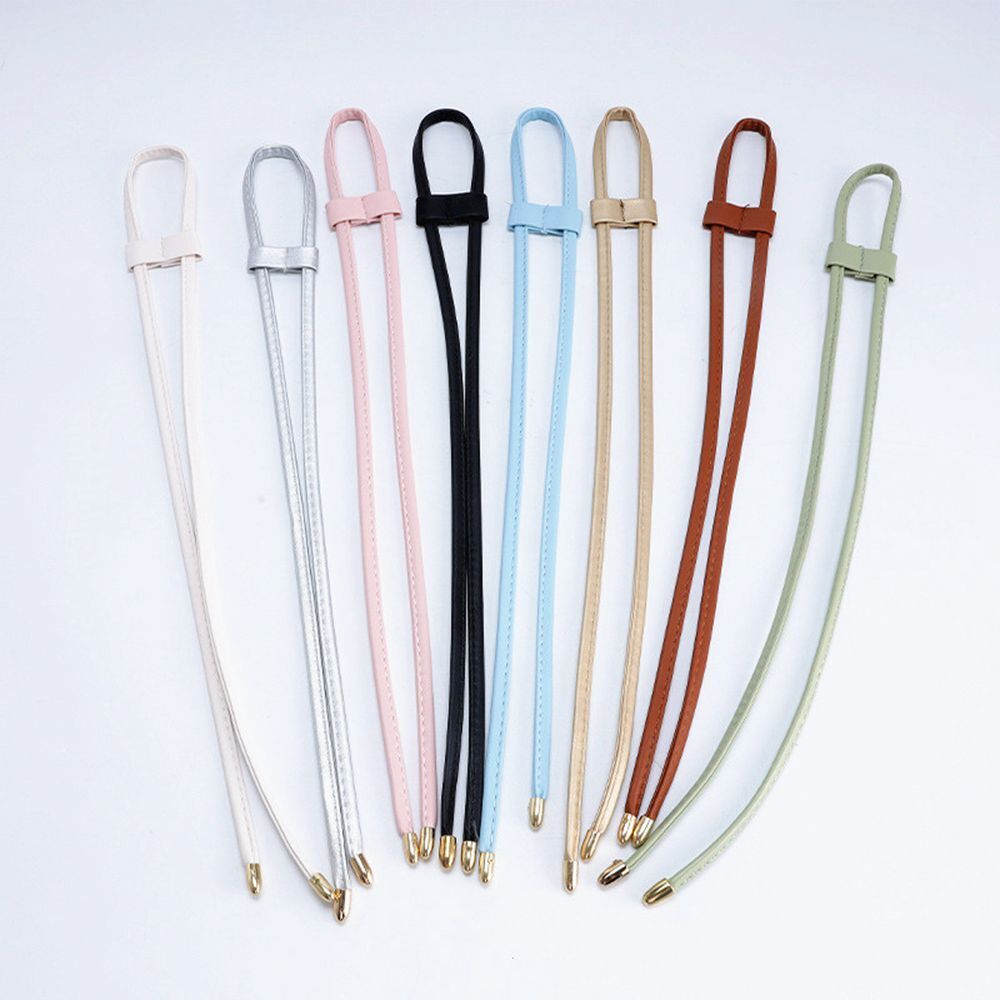 PU Leather Drawstring Replacement Strap for Bucket Bag Handbag DIY Backpack 97cm