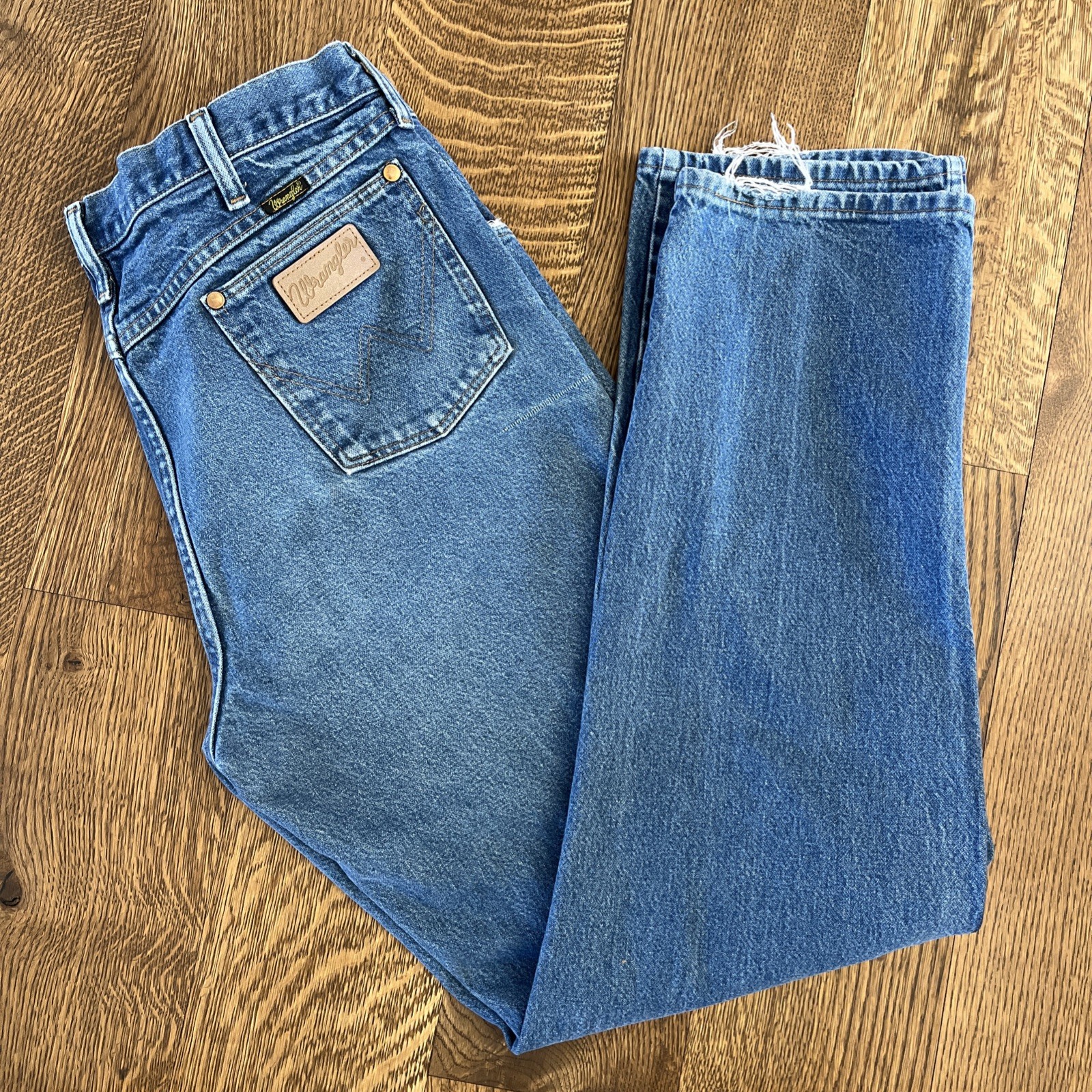 Wrangler Jeans Vintage 90s Jeans Men’s Cowboy Cut Denim USA 36×34 (Fits35x33)