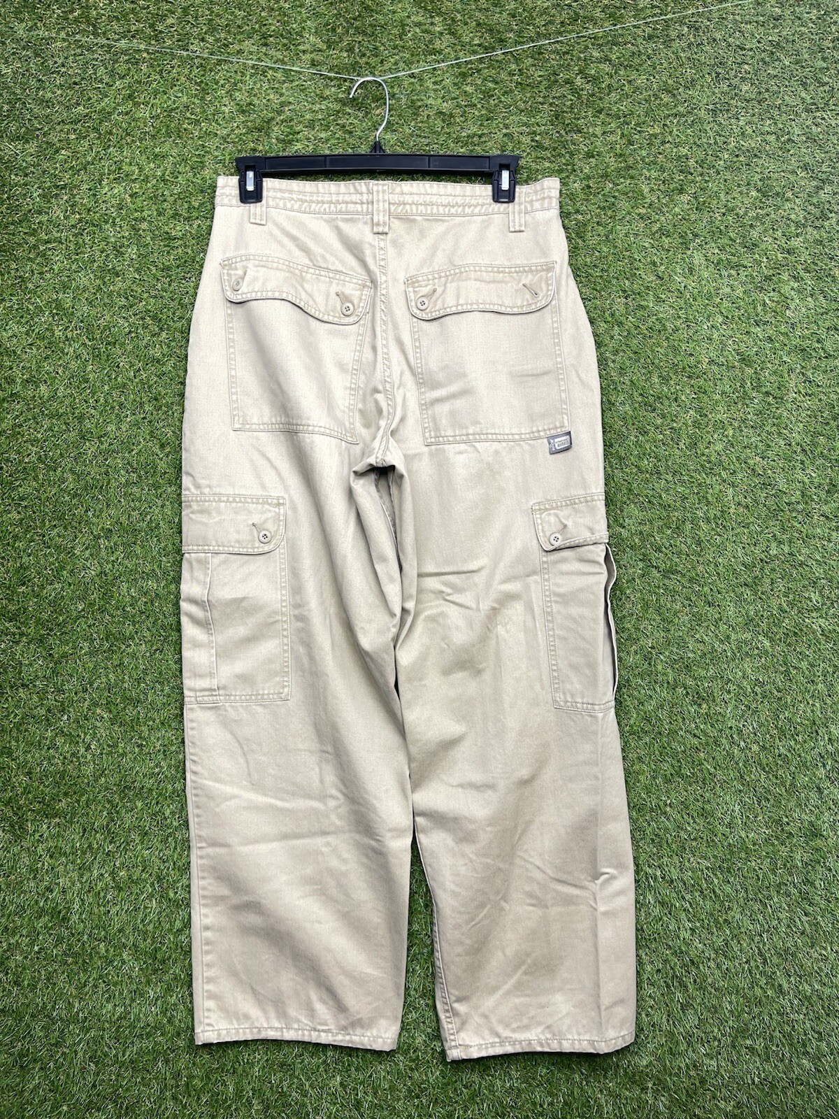 Vintage Levis Silvertab Pants Mens Medium 32×32 Khakis Cargo Cinch Baggy Loose