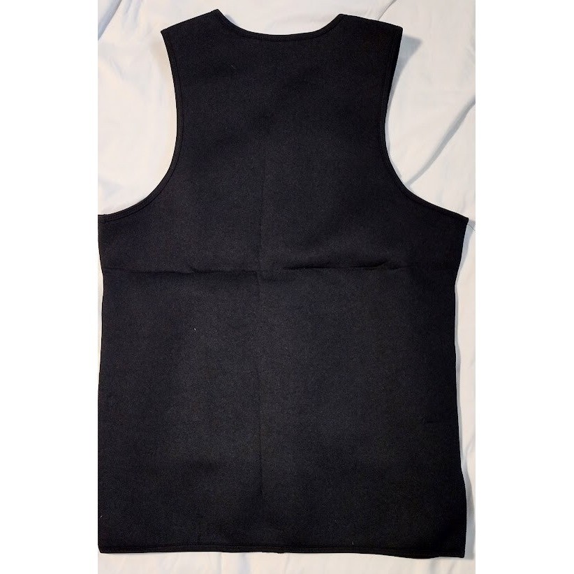 Neoprene Waist Trainer Vest Zipper Adjustable Belt Women XL Black Body Shaper
