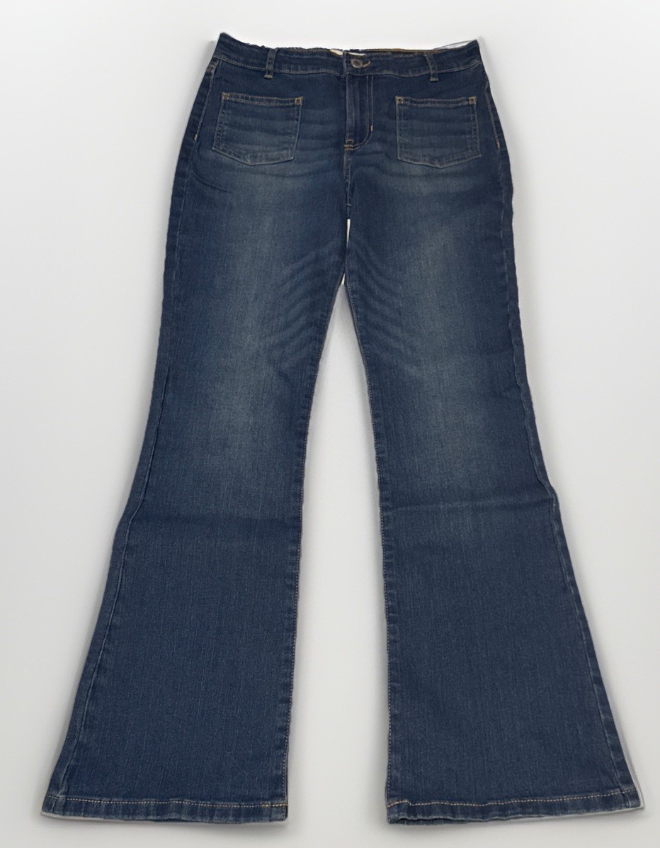Levi’s Girls Comfort Stretch Denim With Adjustable Waist Flare Jeans