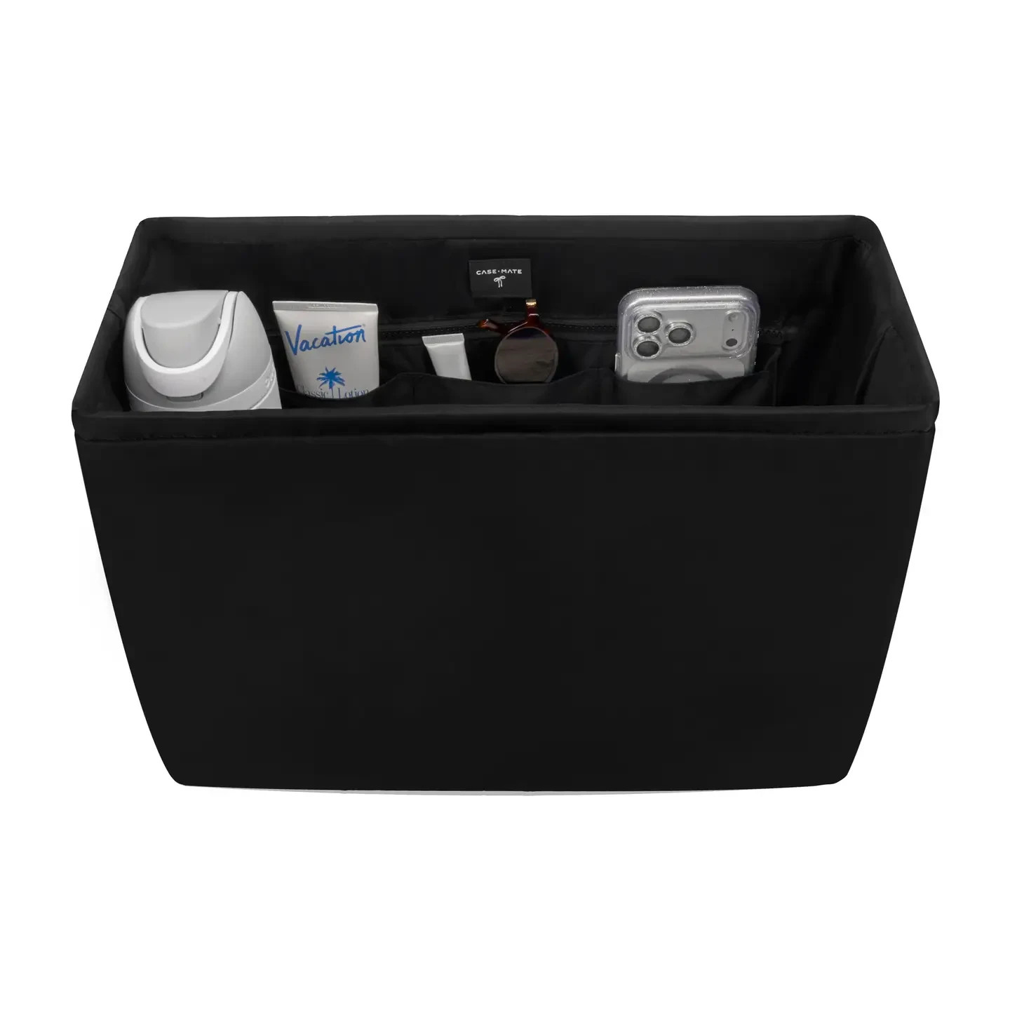 Case-Mate Jelly Tote Organizer Insert Black Laptop Sleeve Multi Pocket NWT